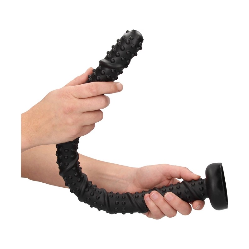 Ouch! - Teksturowane wężowe dildo - 55 cm